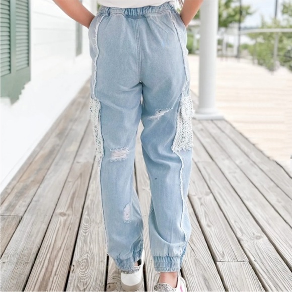 Pol crochet pockets cargo pants - Picture 4 of 8